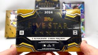 Busting HIGH END 2024 Topps Five Star Baseball Box