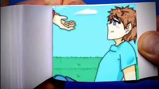 Steve in Minecraft Anime Flipbook Ep3