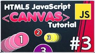 HTML5 Canvas JavaScript Tutorial | Fonts and Text in Canvas and objects [#3]