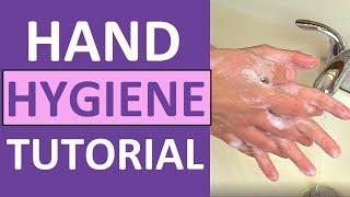 Hand Hygiene for Healthcare Workers | Hand Washing Soap and Water Technique Nursing Skill