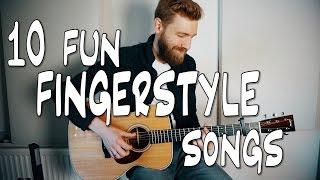 10 fun FINGERSTYLE guitar songs