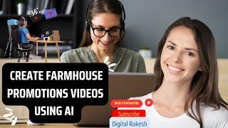 How to create farmhouse promotions videos using AI in Telugu | Farmhouse for Rent in Hyderabad