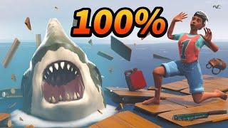 I 100%'d Raft. It Was Brutal.