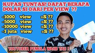 1000 VIEW BERAPA RUPIAH? TERNYATA DAPAT SEGINI‼️