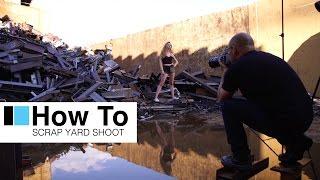 broncolor "How To" - An urban scrap yard location lighting photo shoot