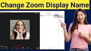 How to change zoom display name on laptop - Change zoom profile name