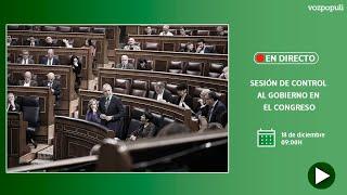  EN DIRECTO | Sesión de control al Gobierno en el Congreso de los Diputados