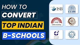 MBA in India: Convert Top Indian B-Schools Accepting #GMAT