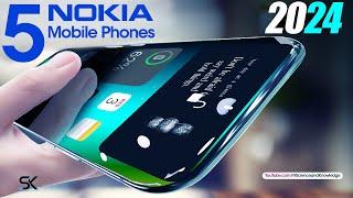 TOP 5 New NOKIA Smartphones 2024 - Latest Mobile Phones 2024!