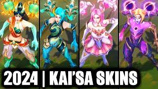 ALL KAI'SA SKINS SPOTLIGHT 2024 - Dark Star Kai'Sa Newest Skin | League of Legends