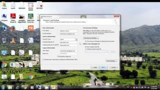 How to configure outlook 2010 using gmail POP