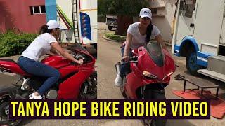 Tanya Hope Bike Riding Video | Tanya Hope Latest Videos | Film Jalsa