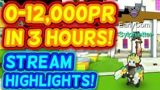 0-12,000 PR Trove SPEEDRUN in 3 Hours | Stream Highlights!