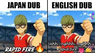 Rapid Fire Japan Dub  VS English Dub 🫦...