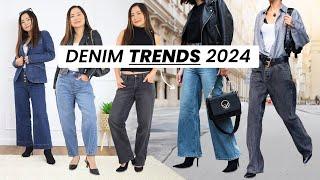 I tried the 7 BIGGEST denim trends for 2024, and here's what you should buy or SKIP
