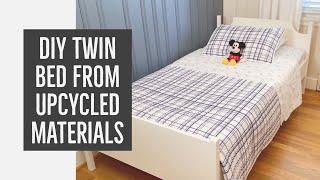 Twin Bed from Upcycled Materials | Hybrid Woodworking: Hand Tools and Power Tools