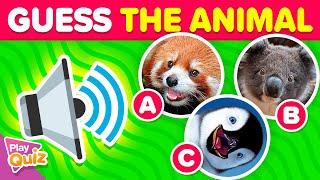 Guess the Animal Sound  | Game Multiple Choice | PlayQuiz Challenge