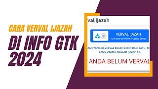 Terbaru, Cara Verval Ijazah di Info GTK 2024