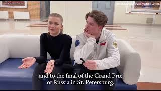 vasilisa kaganovskaya and valeriy angelopol small interview ( team kaganovskaiangelopol)