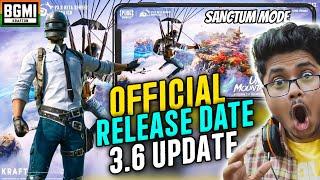 BGMI AND PUBGM 3.6 UPDATE IN AVILABLE RELEASE DATE OFFICIAL ANNOUNCEMENT | Faroff