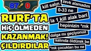 HİÇ ÖLMEDEN RURF'TA OYUN KAZANMA CHALLENGE! 87 KILL ALIP RAKİBİ ÇILDIRTTIK! EFSANE OYUN! | Barış Can