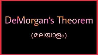 De Morgan's Theorem