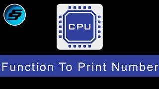 Function To Print A Number - Assembly Programming