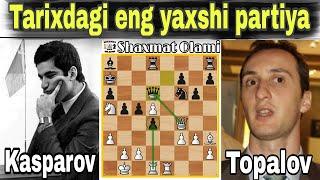 Garry Kasparov vs Vasiliy Topalov 1999 | Shaxmat tarixidagi eng uzun kombinatsiya |@shoxvamot