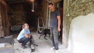 #7 - Rescuing an Old Beam, Bricks, Stone Walls AND A DOG at Our Restoration Project in Portugal