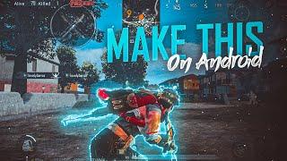 Make This Amazing Pubg Mobile Montage Thumbnail | Pubg montage thumbnail like Madmax gaming | BGMI