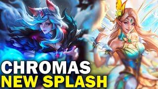 NEW Chroma Splash - Lux, Ahri, Kat, Jhin, MF... - League of Legends