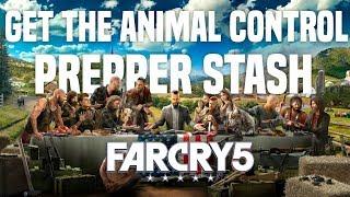 Get the Animal control prepper stash Farcry 5