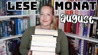 LESEMONAT August 2021 - 20 beendete Bücher mit TOPS und FLOPS I reading with Maren