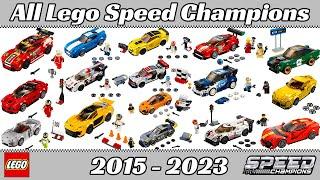 Every Lego Speed Champions Sets from 2015 to 2023 | Presentation