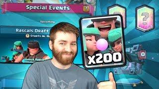 NEW RASCAL DRAFT CHALLENGE! RASCALS OP OR BAD?! | Clash Royale FINAL WAR DAY BATTLES GAMEPLAY!