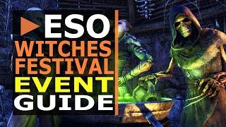 ESO Witches Festival Event Guide (2020) | HUGE Exp Boost! Brand NEW Indrik!