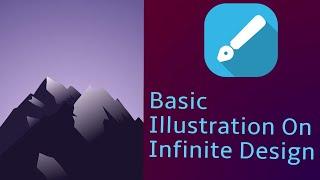 Basic illustration for beginners on Infinite Design Android Mobile App | Infinite design tutorial