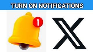 Turn ON notifications for a particular handle on X formerly Twitter
