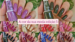 ESMALTE IMPALA COLEÇÃO A COR DA SUA MODA EDIÇÃO 5 LANÇAMENTO