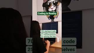 Coding in movies VS reality  #shorts