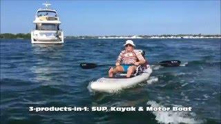 NEW!! Надувная доска SUP Paddle Board с мотором для серфинга