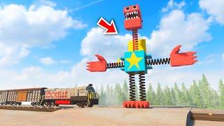 BOXY BOO vs CRAZY BIG TRAIN IN TEARDOWN