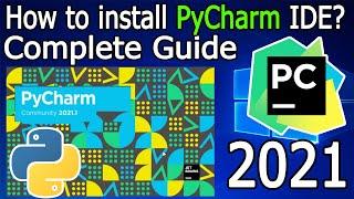 How to Install PyCharm IDE (2021.1) on Windows 10 [ 2021 Update ]  | PyCharm for Python Developers