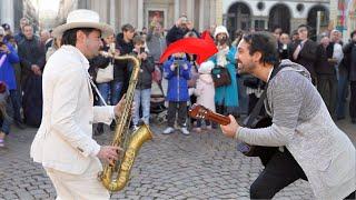 This ARGENTINE guitarist DUETS with me | BAILANDO - Enrique Iglesias (Sax & Spanish Guitar)