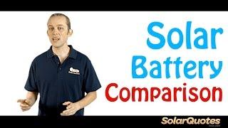 SolarQuotes Battery Storage Comparison Table