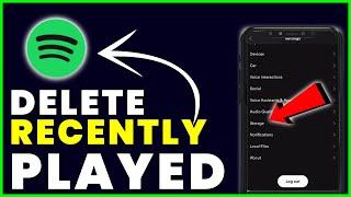 How to Delete Recently Played on Spotify