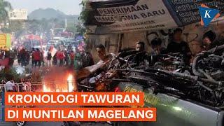 Kronologi Tawuran di Muntilan, Lempar Batu hingga Motor Dibakar