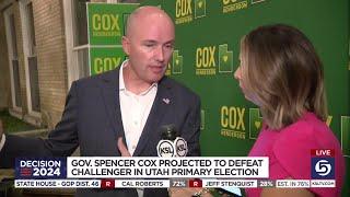 Spencer Cox cruises to win in GOP primary; Phil Lyman says he won't concede