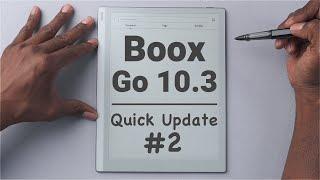 Boox Go 10.3 Quick Update #2: Headers, Stars, Keywords