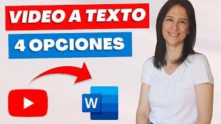 Cómo obtener un TEXTO TRANSCRITO de un vídeo de YouTube de forma automática y gratuita